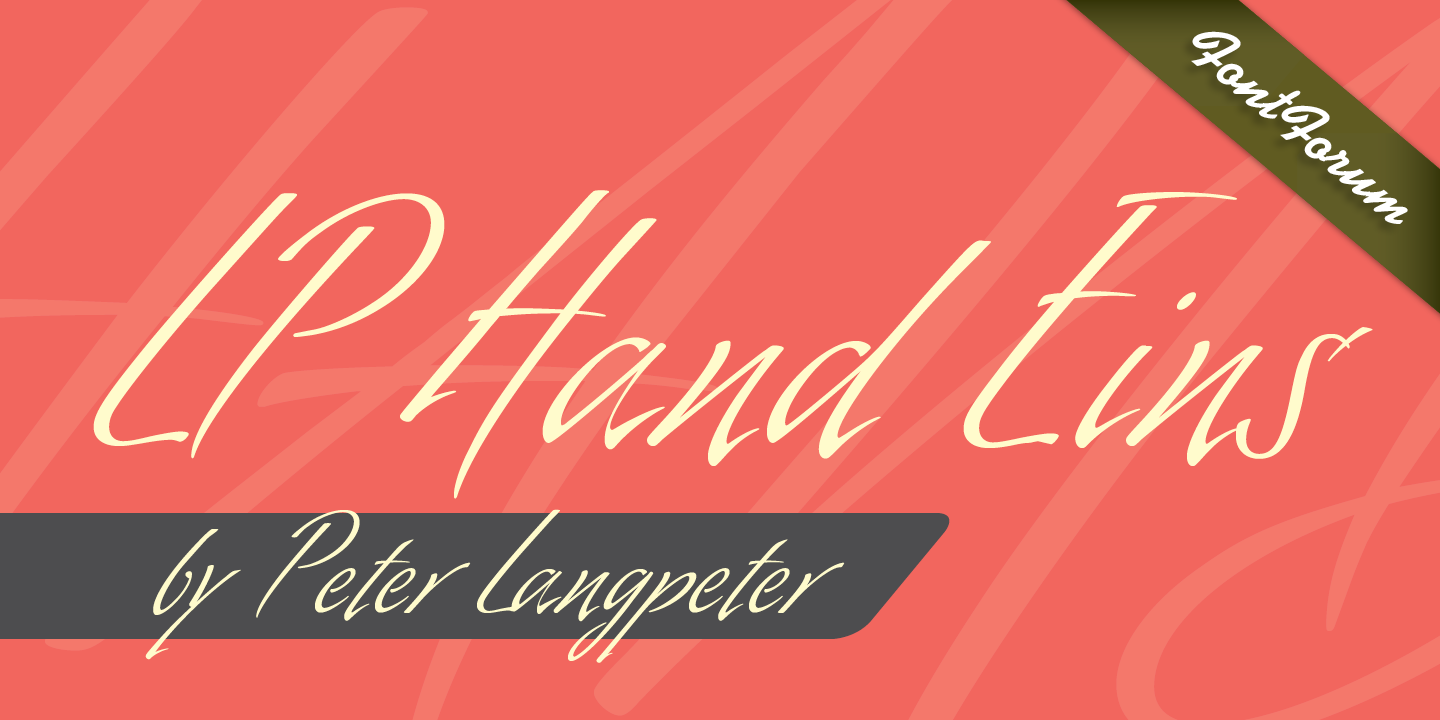 Font LP Hand Eins
